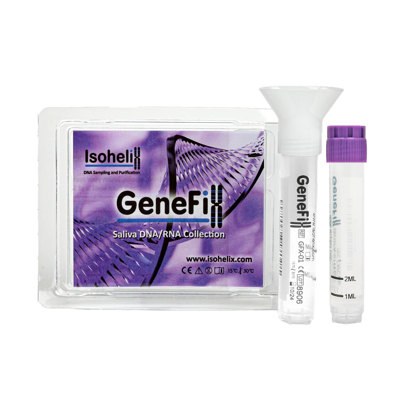 GeneFix DNA Saliva Collectors with Standard Tubes