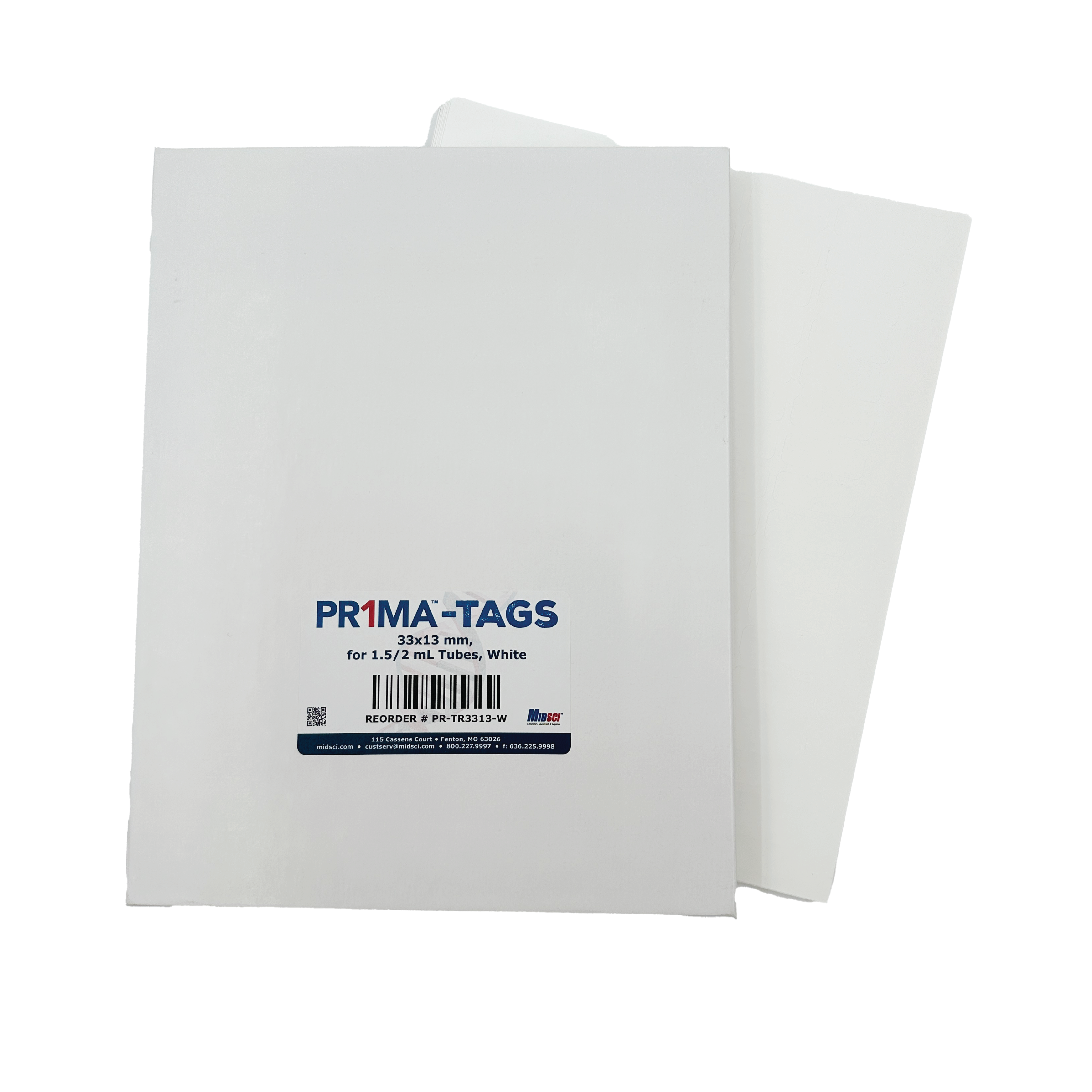 MIDSCI Cryo Label Sheets